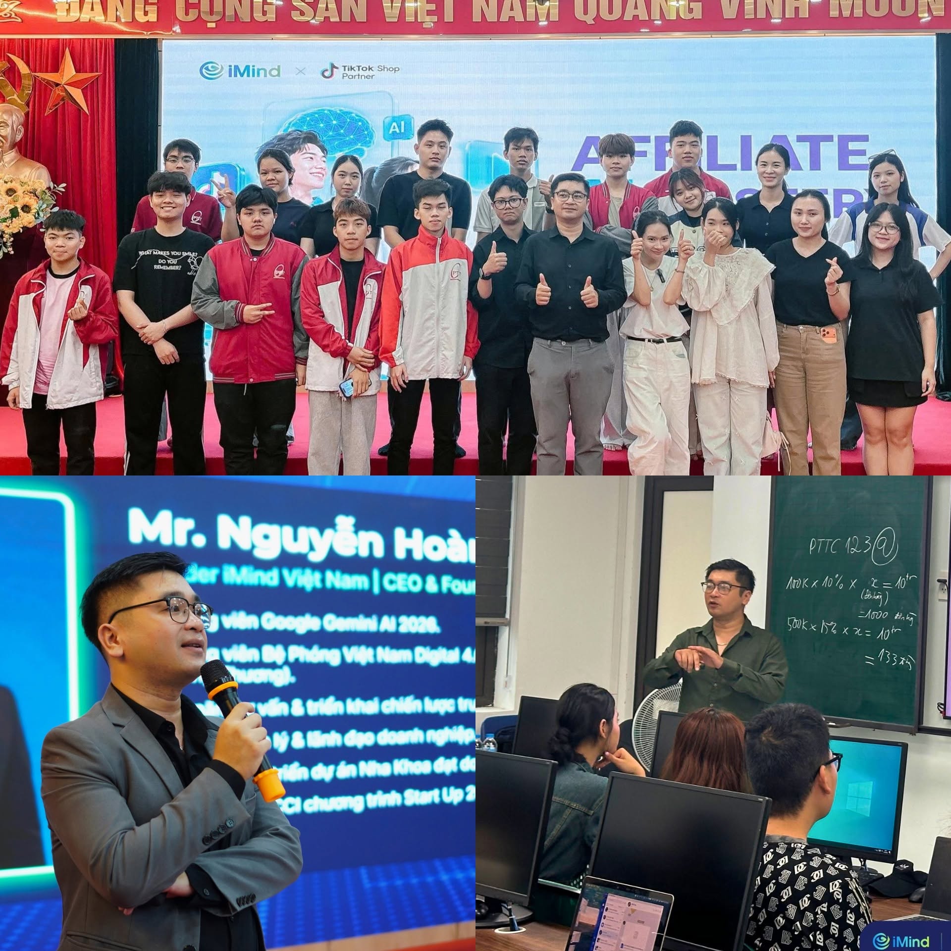 CEO Nguyễn Hoàng Hiệp giảng dạy khóa học affiliate ai mastery