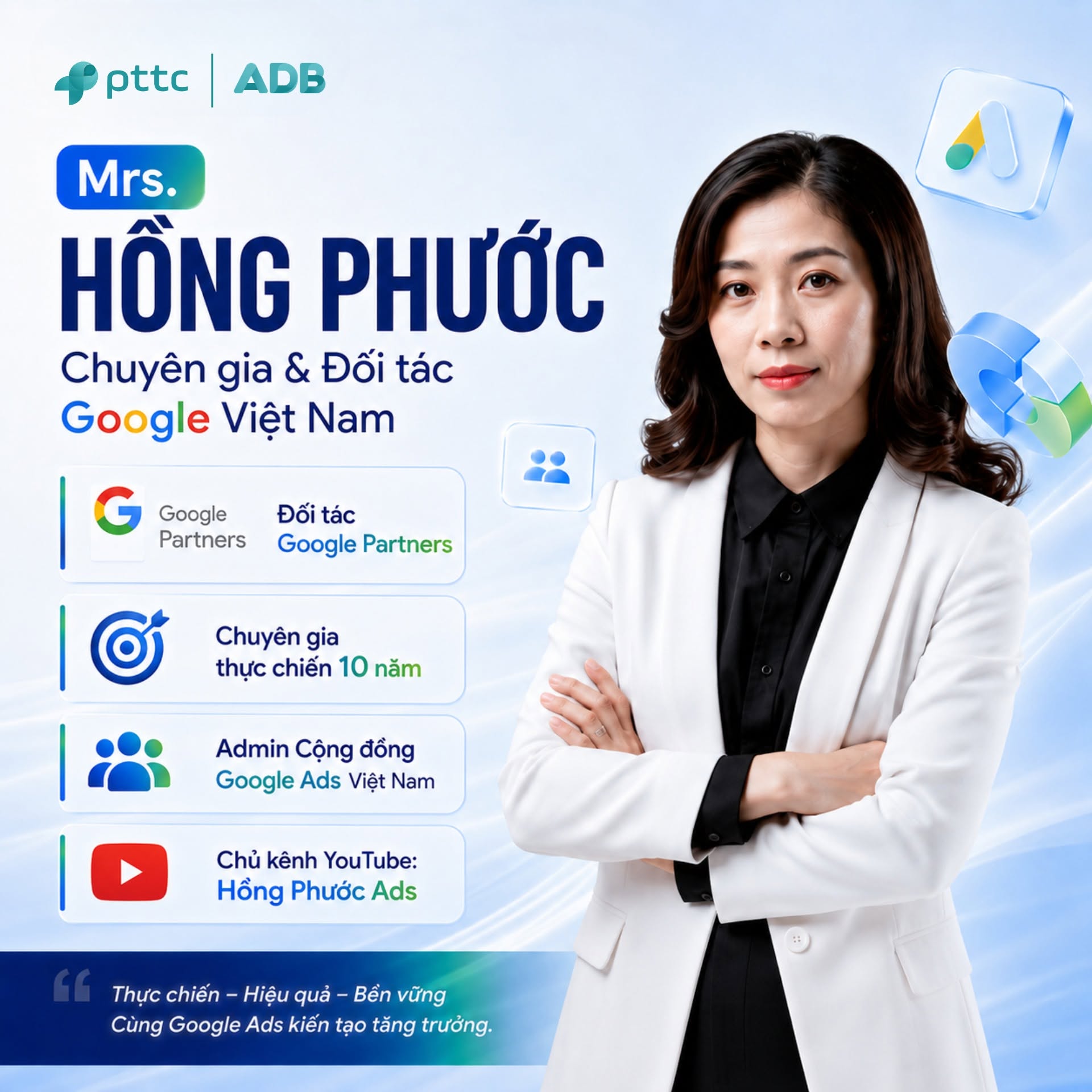 Chuyên gia Hồng Phước tại khóa học google ads thực chiến 2026